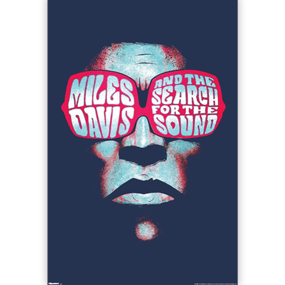 MILES DAVIS マイルスデイヴィス - Illustrated Face / ポスター - PGS